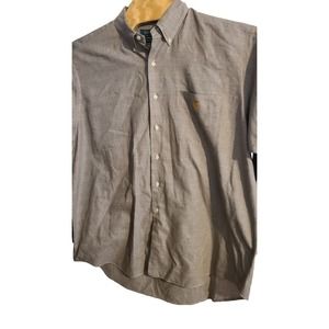 Ralph‎ Lauren Shirt Mens XL Button Down 100% Cotton Crest